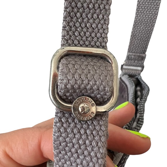 Kipling Women’s Metallic Grey Mini Crossbody bag - Picture 5 of 9